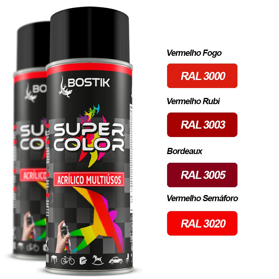 Spray de Pintura - Vermelhos Spray de Pintura - Vermelhos